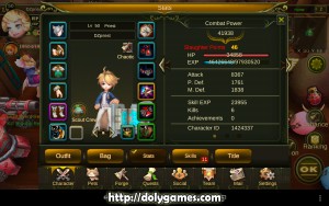 Dawn of the Immortals - character window