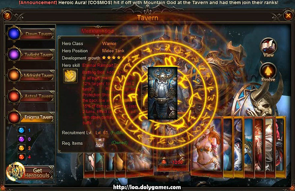 More Videos LOA Archer #50 and #51 MOUNTAIN GOD Hero | BR 678,651