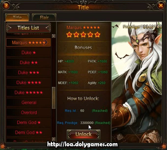 LOA Archer #57 and #58 - Marquis 5 Stars