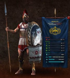 SPARTA Hoplites unit