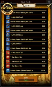 Game of War 5 EUR pack 2