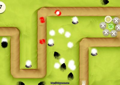 Cosmos's Elements Tower Defense game screenshot. DolyGames