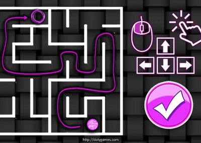 Cosmos's Maze Puzzle 2 game screenshot. DolyGames