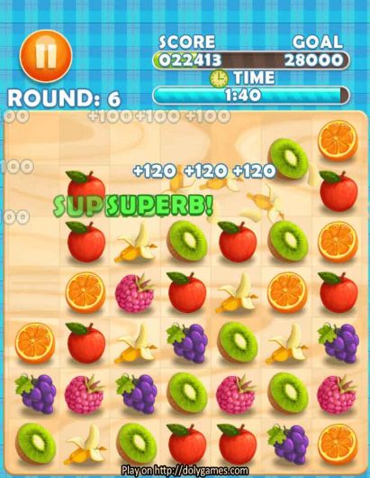 Juicy Dash 7 matching puzzle game