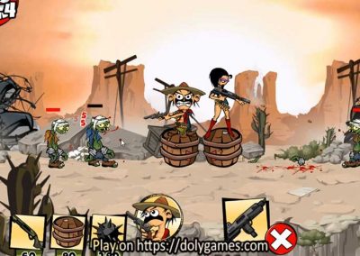 Zombies Can't Jump 2 shooter DolyGames 10