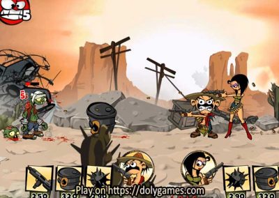 Zombies Can't Jump 2 shooter DolyGames 12