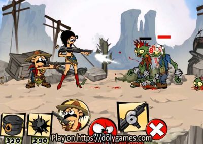 Zombies Can't Jump 2 shooter DolyGames 13