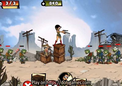 Zombies Can't Jump 2 shooter DolyGames 3