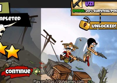 Zombies Can't Jump 2 shooter DolyGames 4