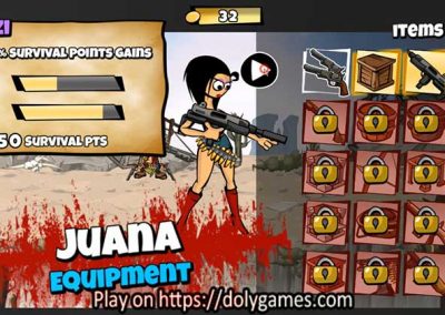 Zombies Can't Jump 2 shooter DolyGames 5