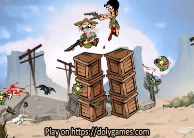 Zombies Can't Jump 2 shooter DolyGames 9