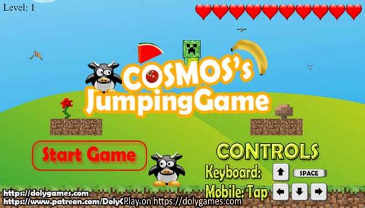 COSMOS’s Jumping Game v3 play free DolyGames 1