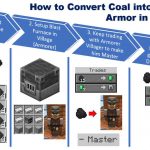 How to Convert Coal into Diamond Armor in Minecraft