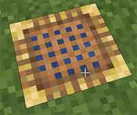 Minecraft Tip Scaffolding for farming COSMOS DolyGames 7
