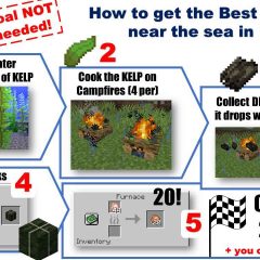 How to get the Best Free Fuel in Minecraft near the sea