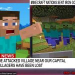Minecraft Breaking News just for fun by COSMOS of DolyGames OPT